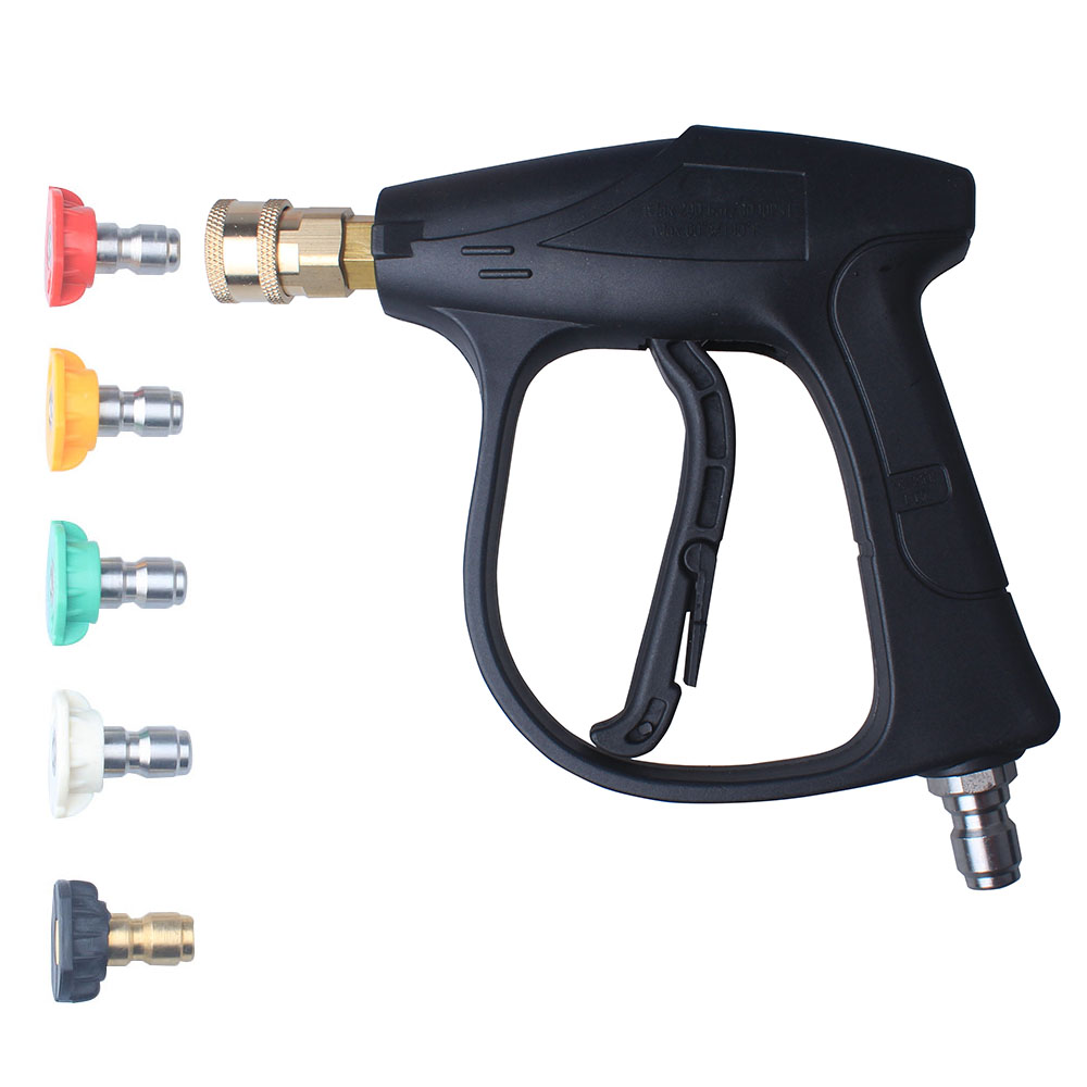 DUSICHIN High Pressure Washer Gun,3000 PSI Max, 5 Pressure Water Washer